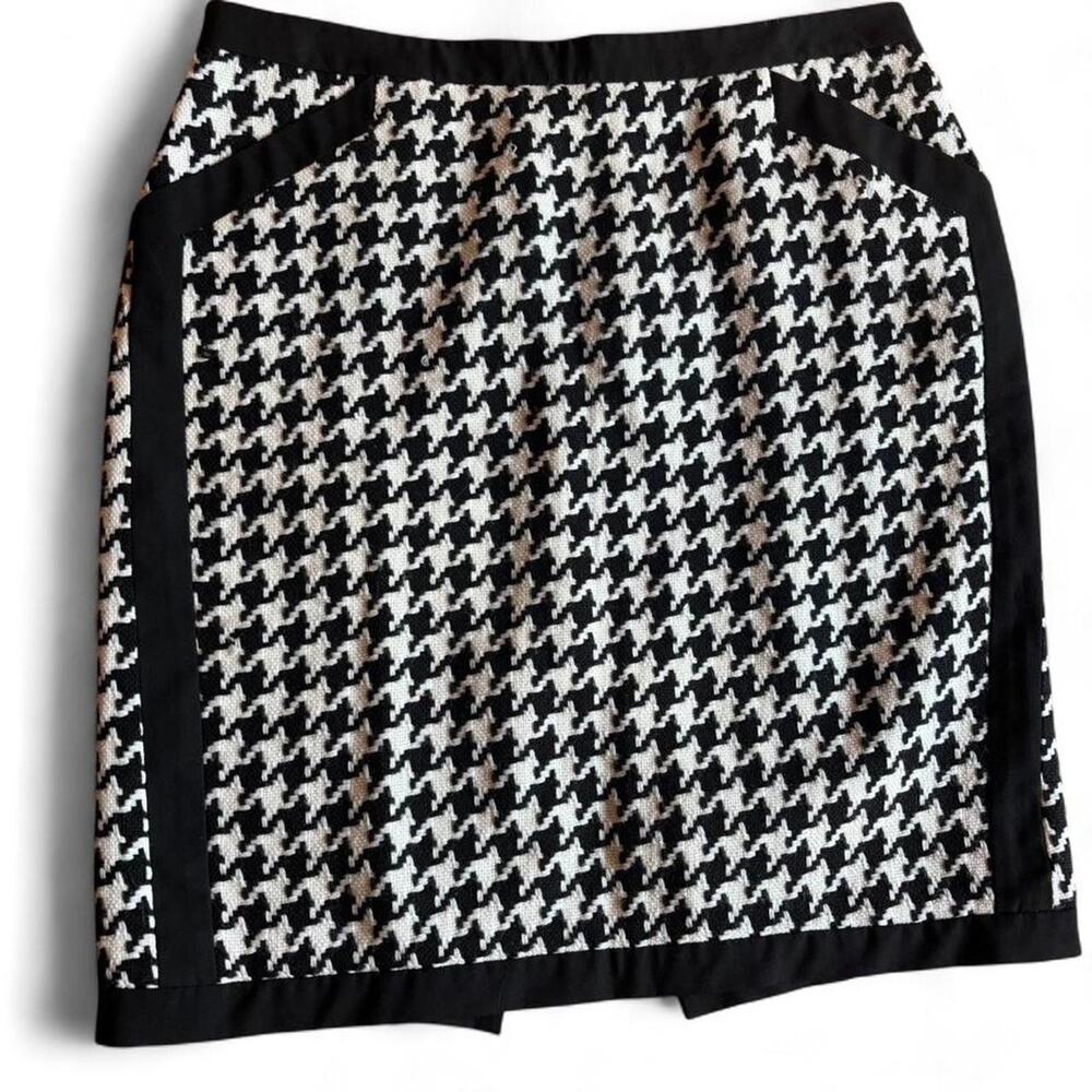 Spencer tylar wool blend houndstooth mini skirt